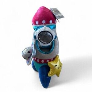 NWT Moon and Stars Rocket Astronaut Star Planet Plush Stuffed Space 4 Piece Toy